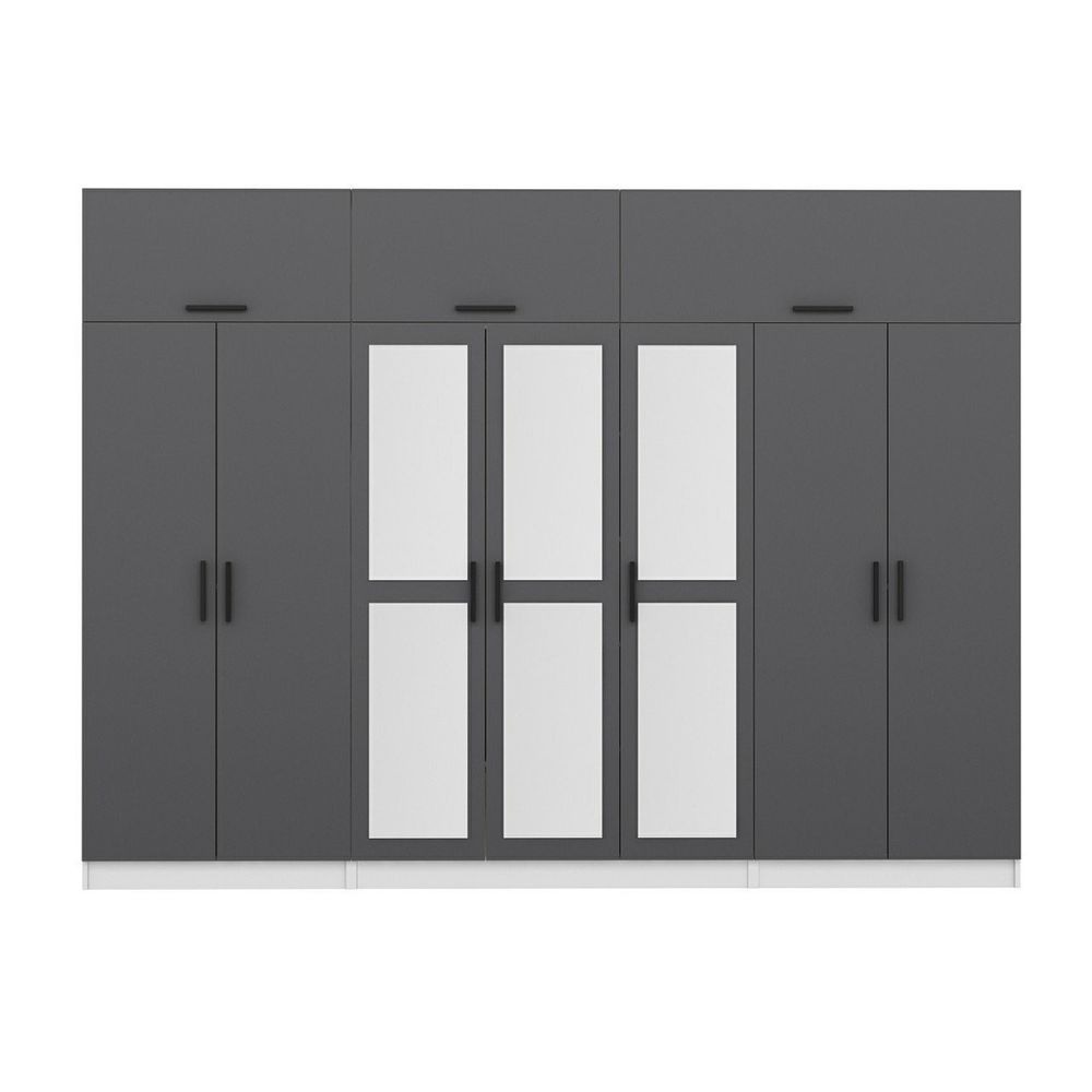 Kale - 5254 Anthracite Bijela Garderober slika 5