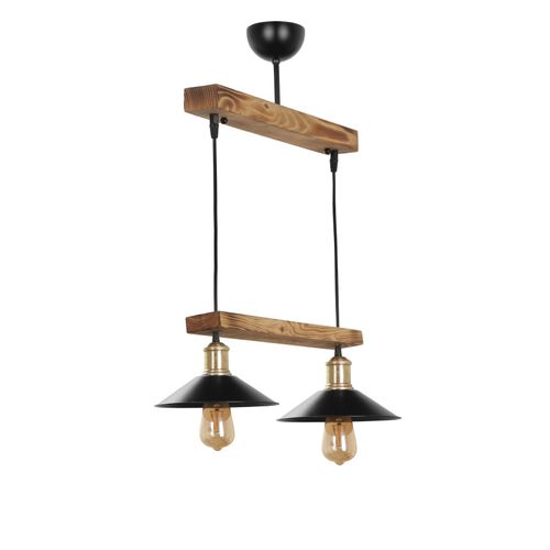 David 2 Li Yanık Sıralı Metal Başlıklı Sarkıt Brown
Black Chandelier slika 2