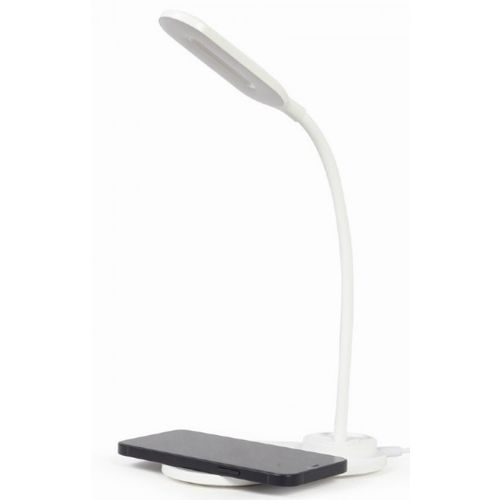 TA-WPC10-LED-01-MX White Gembird LED Stona lampa + QI bezicni punjac max10W slika 2