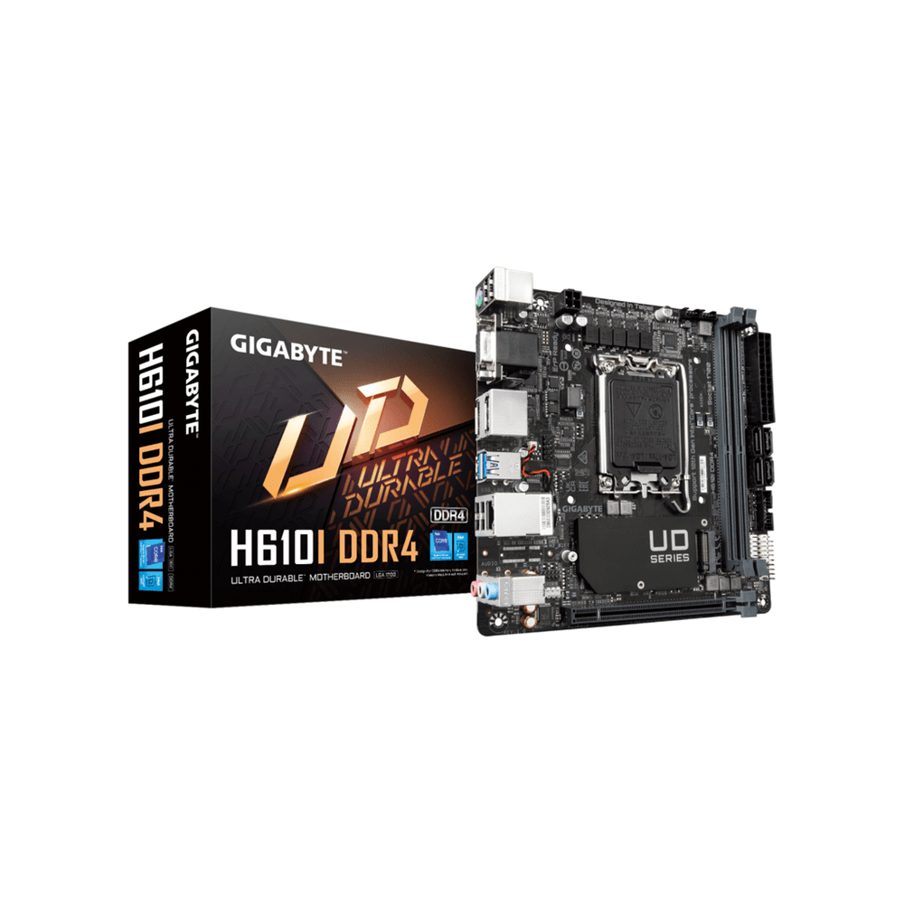 Gigabyte MB H610I DDR4LGA 1700; PCIe 4.0; Intel H6104xDDR4,VGA,HDMI,2xDP, mini ITX slika 1