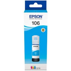 Tinta EPSON EcoTank Cyan 106