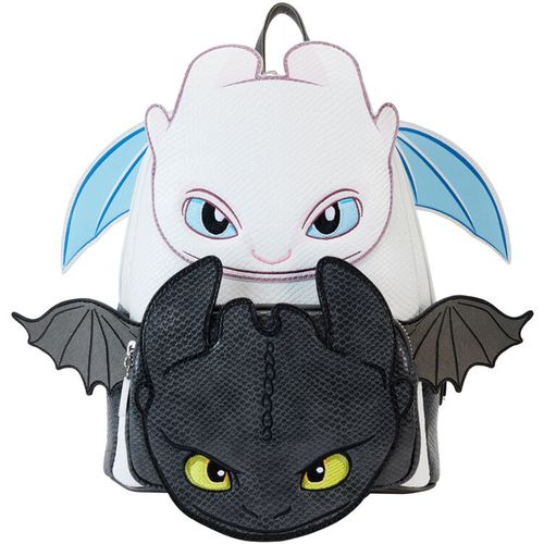 Loungefly How to Train Your Dragon Light &#38; Night Fury backpack 26cm slika 4