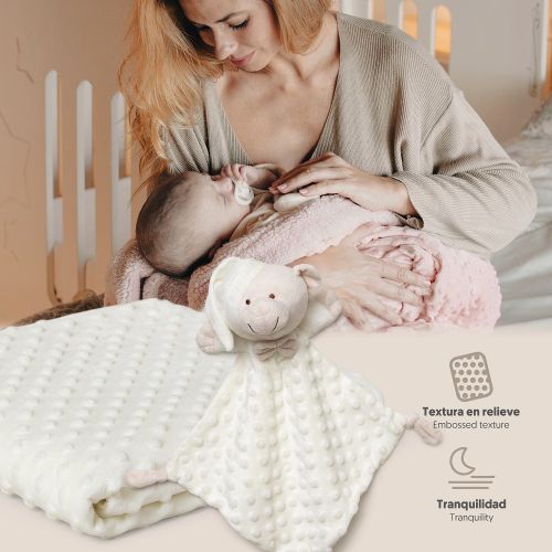 InterBaby set dekica Bubble i tješlica Bear Bež slika 7