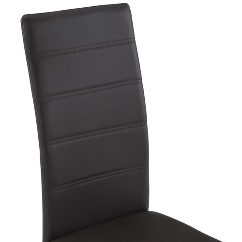 Konzolne blagovaonske stolice od umjetne kože 2 kom smeđe slika 6