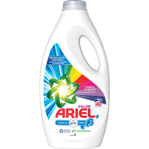 Ariel tečni deterdžent za veš Touch of Lenor Color 2l, 40 pranja slika 1