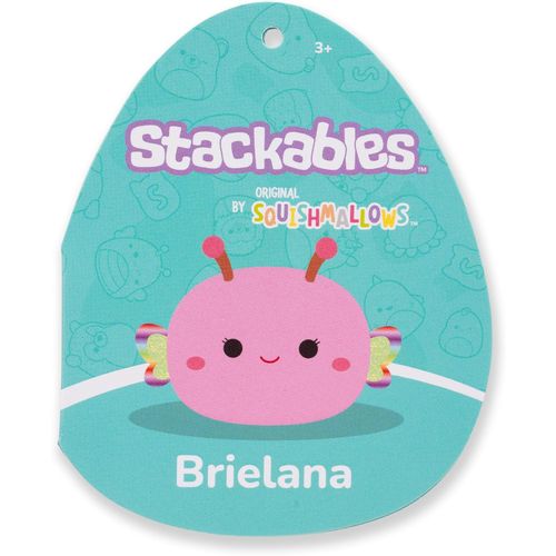 Squishmallows Stackables 30cm Brielana - roza leptir slika 4