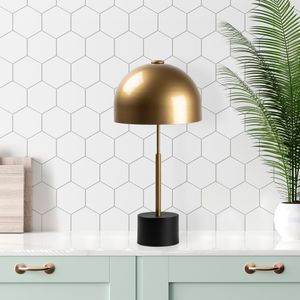 Stolna Lampa u Antiknom Crnom Stilu - Mixed 11496