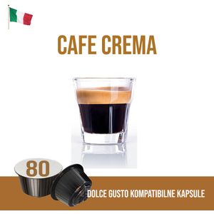 MIA Caffe Crema 80 Dolce Gusto® kompatibilnih kapsula za kavu kutija 80/1 600 g