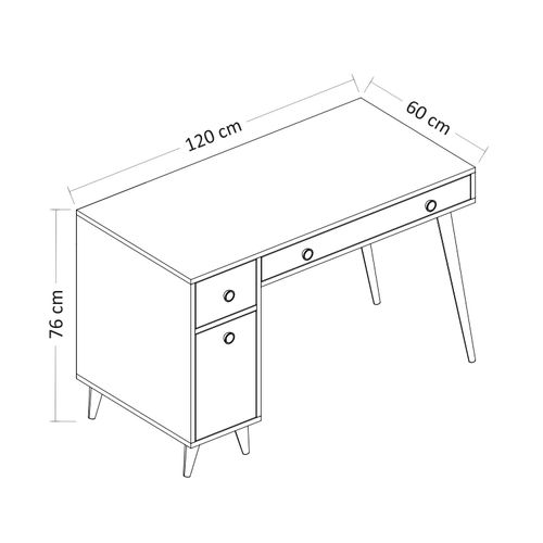 Woody Fashion Radni stol INARCH, Inarch - White slika 5