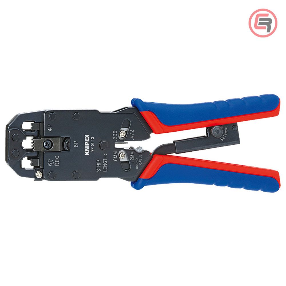 Knipex Kliješta Za 4, 6 i 8 Polne Konektore 200mm - 97 51 12 slika 1