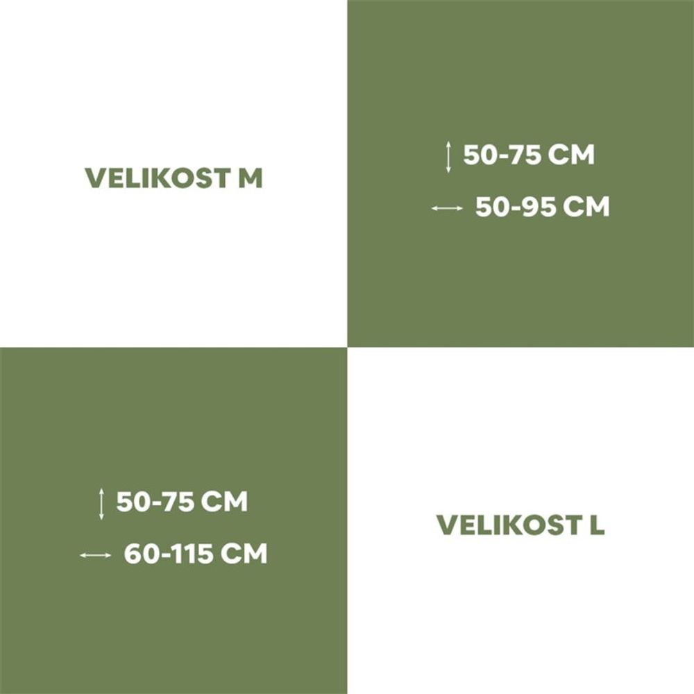 Zopa Zaštitna navlaka za prozore auta - Veličina M, Black slika 6