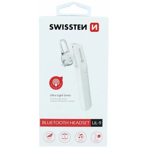 Swissten Bluetooth slušalice za vožnju UL-9 stereo bela slika 2