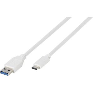 Vivanco USB kabel USB 3.2 gen. 1 (USB 3.0) USB-A utikač, USB-C® utikač 1.00 m bijela  37560