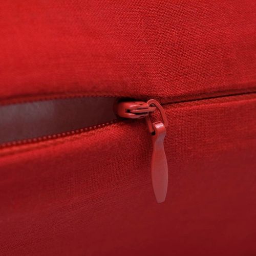130918 4 Red Cushion Covers Cotton 80 x 80 cm slika 8