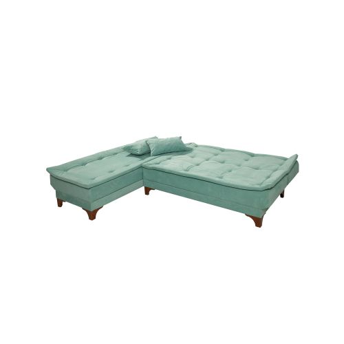 Kelebek Köşe Left - Sea Green Sea Green Corner Sofa-Bed slika 4