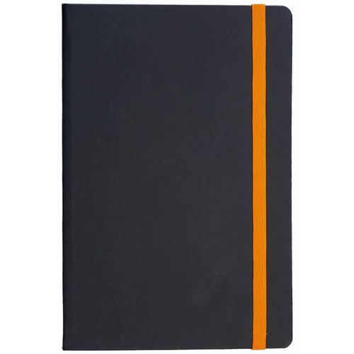 Notes A5 Flux Edge, crni, narančasta gumica, 99102360 slika 2