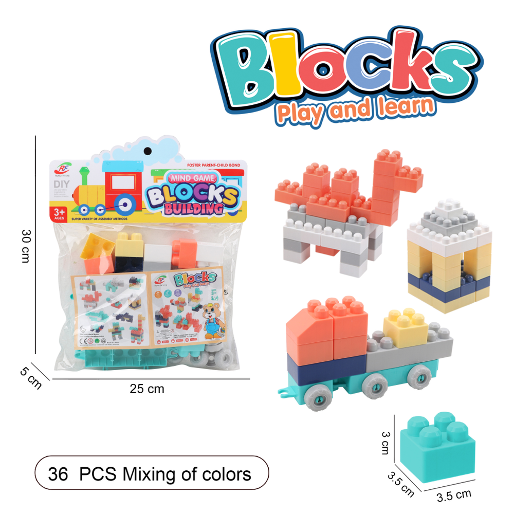 Mkq472770 Kocke 36 Kom - Kreativna Igračka za Sve Uzraste slika 1