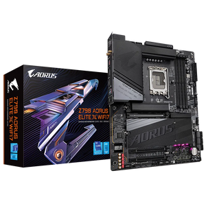 GIGABYTE Z790 AORUS ELITE X WIFI7, DDR5, SATA3, USB3.2Gen2x2, DP, 2.5GbE, WIFI 7, LGA1700 ATX