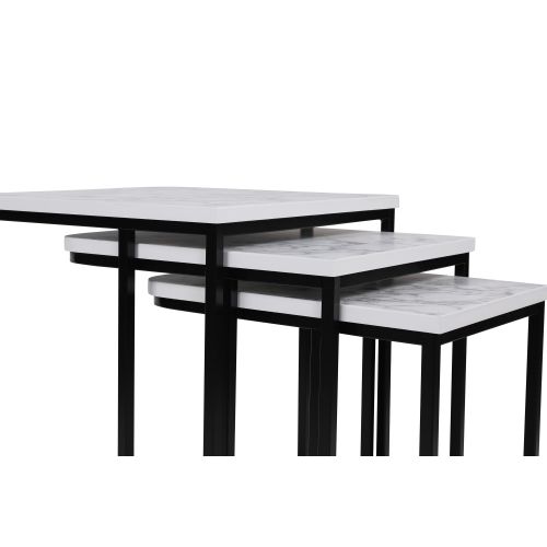 Ce Metal Zigon - 9404 White
Black Nesting Table (3 Pieces) slika 4