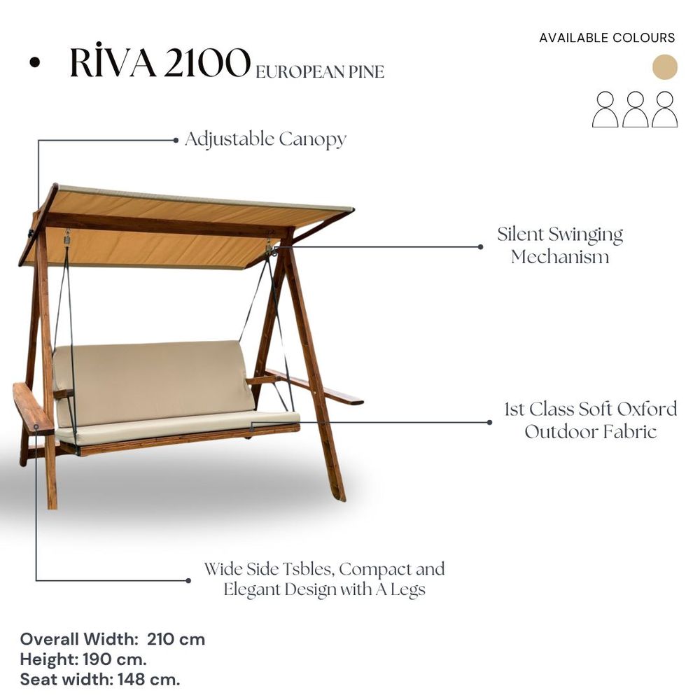 Riva 2100 - Camel Camel Trostruko Ljuljačka slika 8