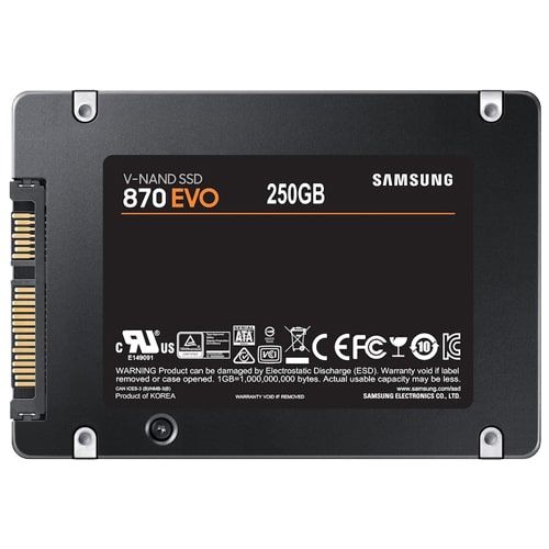 Samsung MZ-77E250B/EU 2.5" 250GB SSD, SATA III, 870 EVO, Read up to 560, Write up to 530 MB/s slika 4