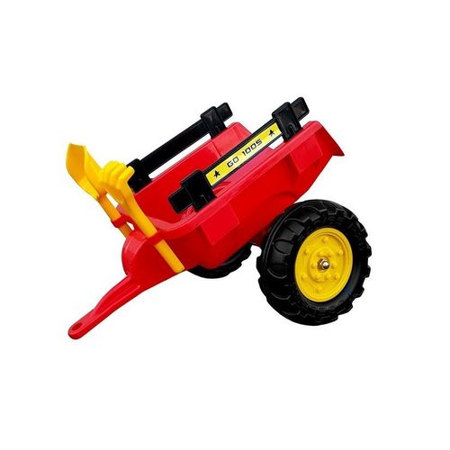 Traktor s prikolicom na pedale Branson 135 cm - crveni slika 5