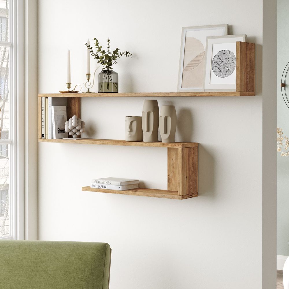 Polica za Zid WL10-A Atlantic Pine slika 2