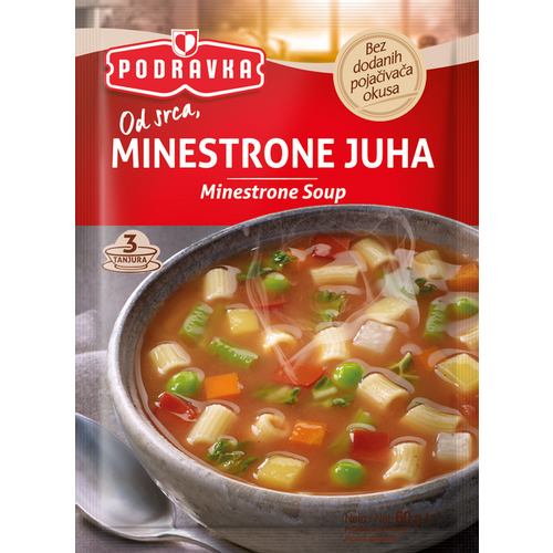 Podravka minestrone juha vrećica 60 g slika 1