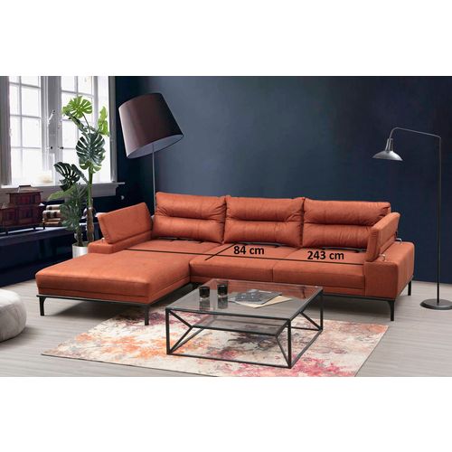 Atelier Del Sofa Kutna garnitura HOLLYWOOD CORNER, lijeva, narančasta, Hollywood Corner Left - Orange slika 11