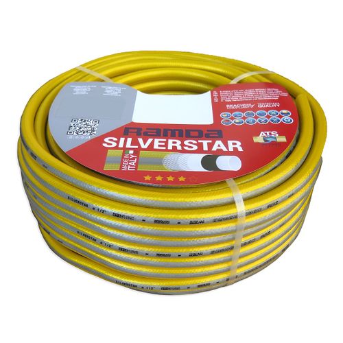 Vrtno crijevo SILVERSTAR 25m, 1/2" (12,5mm) - 6 slojeva s dvostrukim ojačanjem slika 2