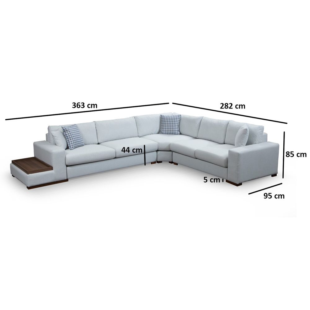 Bijela Ugaona Sofa Loop 23 slika 7