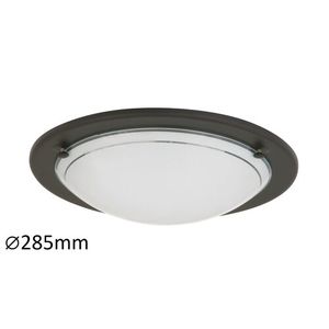 Rabalux Ufo plafonjera D29 E27 60W crna opal