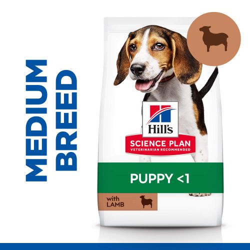 Hill's™ Science Plan™ Pas Puppy Medium s Janjetinom i Rižom, 2,5 kg slika 4