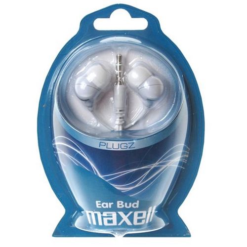 Maxell Plugz in-ear slušalice, bijele slika 2