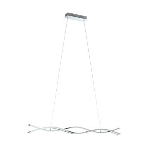 Eglo Lasana 2 Visilica sa LED Osvjetljenjem - 3x13W, D 1020, Aluminijum/Krom-Bijela