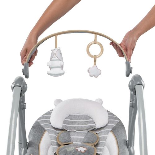 KidsII Ingenuity Ljuljaska Boutique Collection Swing 'n Go Portable - Bella Teddy 11023 slika 3