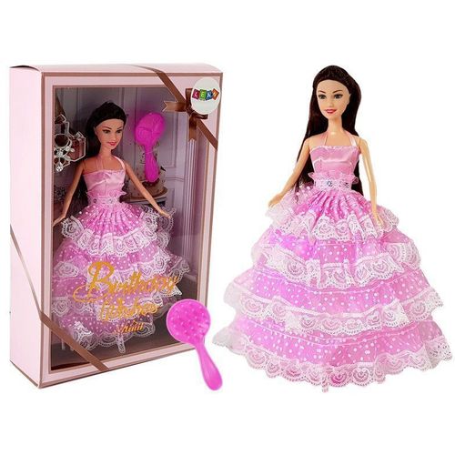 Lutka princeza, 28cm, roza haljina za bal slika 1