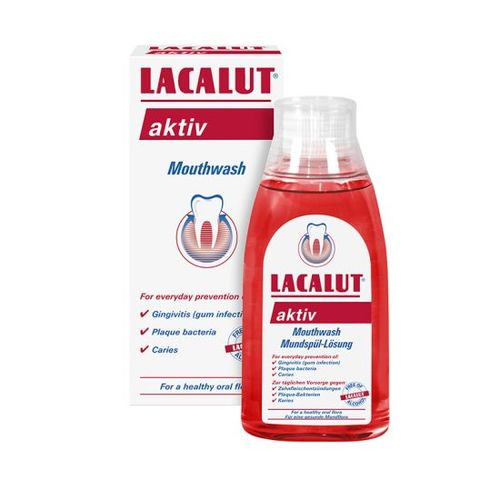 Lacalut Aktiv Antiplaque rastvor za ispiranje usta,300ml slika 3