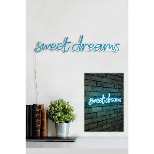 Wallity Ukrasna plastična LED rasvjeta, Sweet Dreams - Blue slika 2
