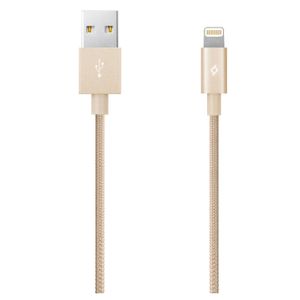 Ttec Kabel - MFi (Apple license) - Lightning to USB (1,20m) - Gold - Alumi Cable