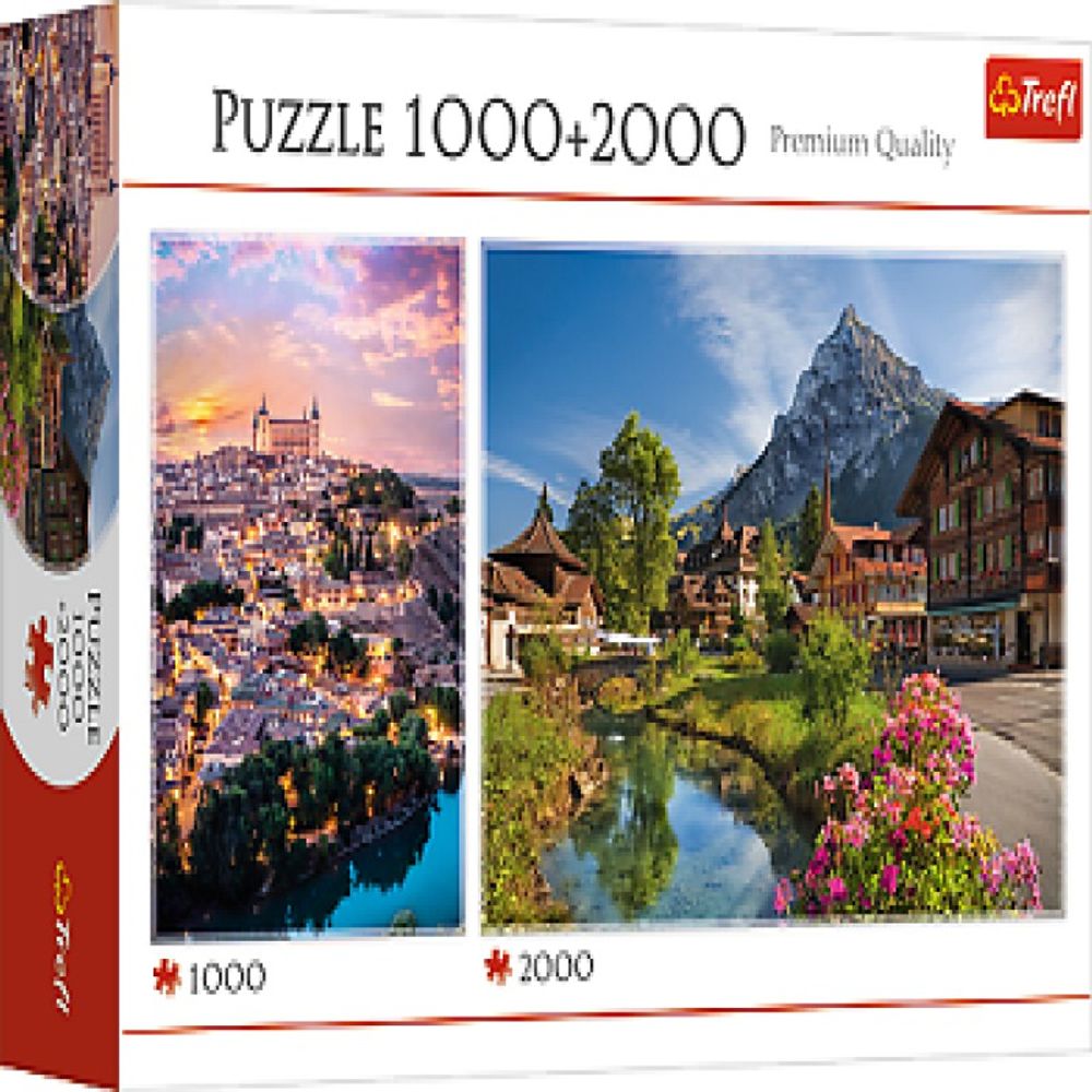 Trefl Puzzle 1000 + 2000  slika 1