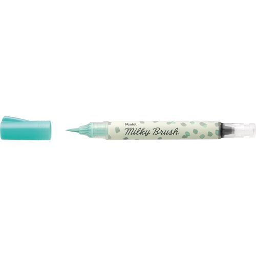 PENTEL kist Milky Brush pastel zeleni 5 kom slika 1