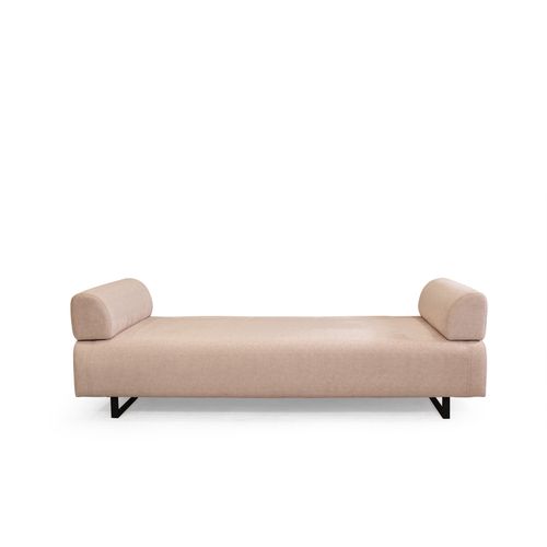 Atelier Del Sofa Infinity sa bočnim stolom - Bež trosed na razvlačenje slika 9