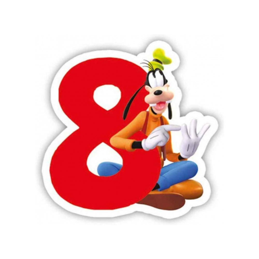 Svjećica rođendanska Mickey BR.8 slika 1