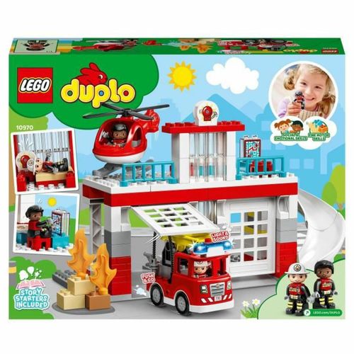 Playset Lego 10970 DUPLO Fire Station and Helicopter (117 Dijelovi) slika 2