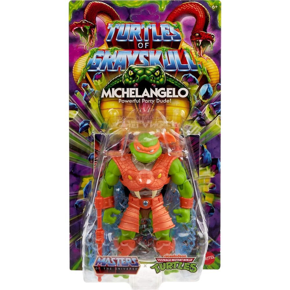 Masters of the Universe: Turtles of Grayskull Michelangelo Figura 14cm slika 4