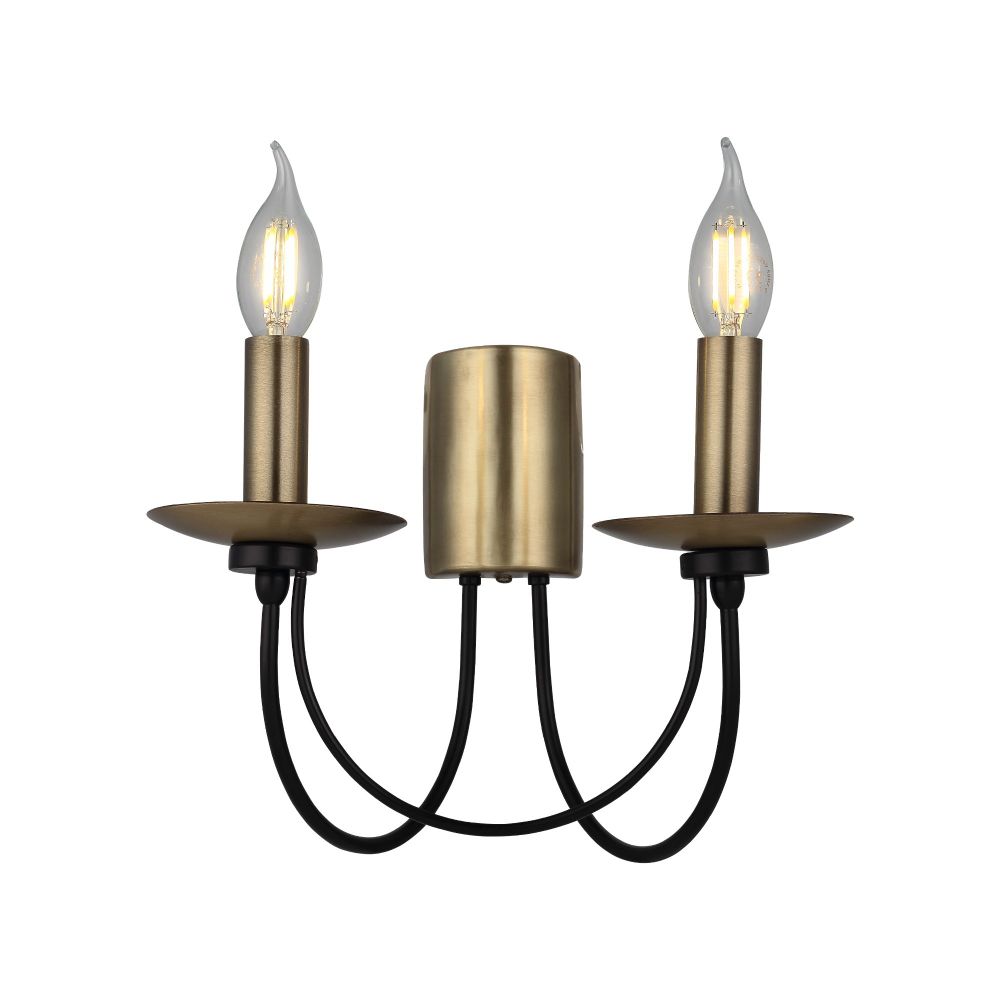 Zidna Lampa Dofa - 73-29, boje: Antik, Crna slika 2