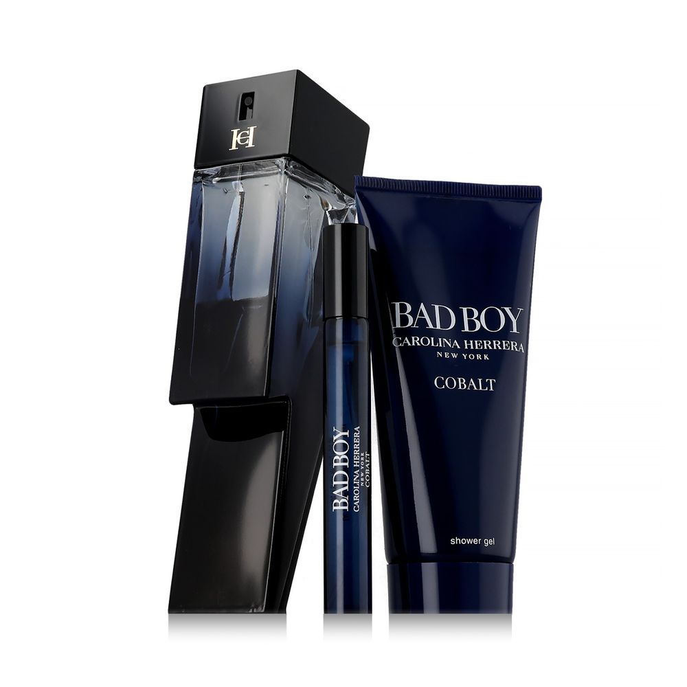 Carolina Herrera Bad Boy Cobalt EDP 100 ml + EDP MINI 10 ml + SG 100 ml (man) slika 2