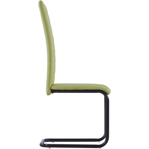Konzolne blagovaonske stolice od tkanine 6 kom zelene slika 32