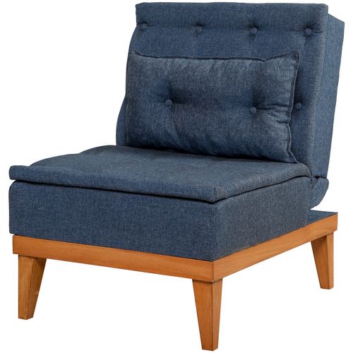 Fuoco Berjer - Dark Blue Dark Blue Wing Chair slika 2